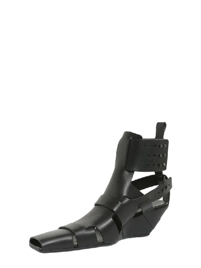 Shop Rick Owens Lazarus Sandals In Black