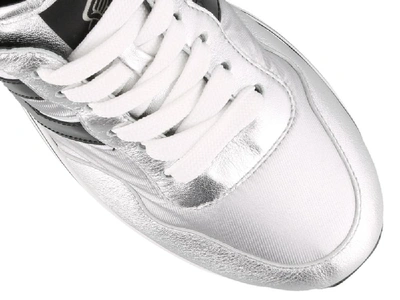 Shop Hogan H483 Logo Platform Sneakers In Multi