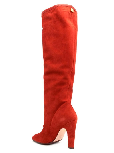 Shop Stuart Weitzman Charlie Boots In Red