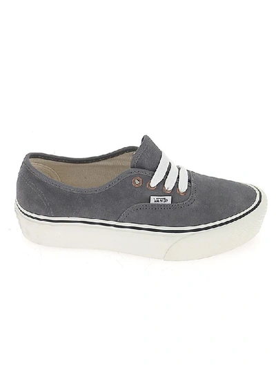 Shop Vans Authentic Platform Sneakers In Grey