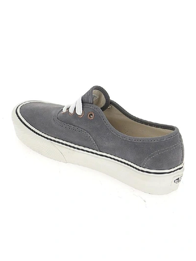 Shop Vans Authentic Platform Sneakers In Grey
