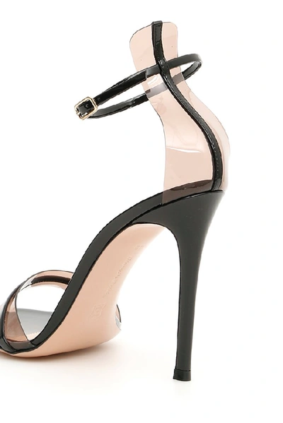 Shop Gianvito Rossi String 105 Sandals In Black