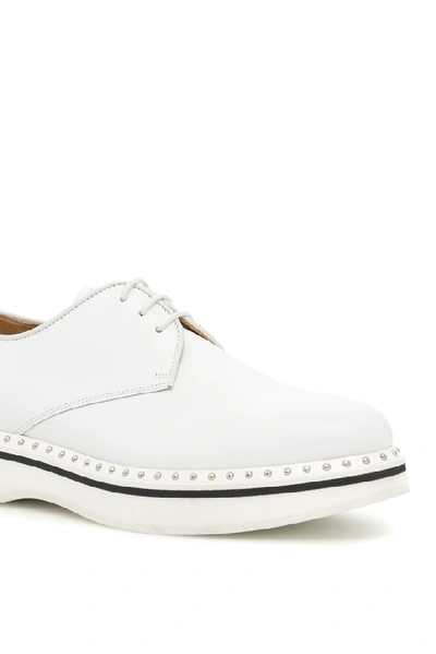Shop Church's Tammi Studded Derby Shoes In White