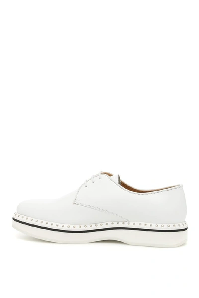 Shop Church's Tammi Studded Derby Shoes In White