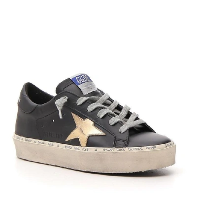 Shop Golden Goose Deluxe Brand Hi Star Sneakers In Black