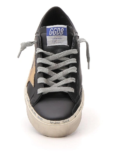 Shop Golden Goose Deluxe Brand Hi Star Sneakers In Black