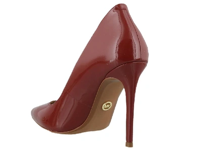 Shop Michael Michael Kors Classic Pointed Toe Pumps In Red