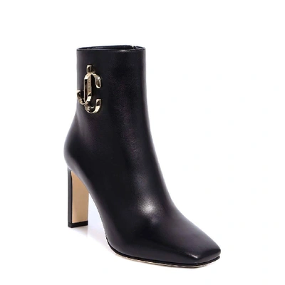 Shop Jimmy Choo Minori 85 Ankle Boots In Black