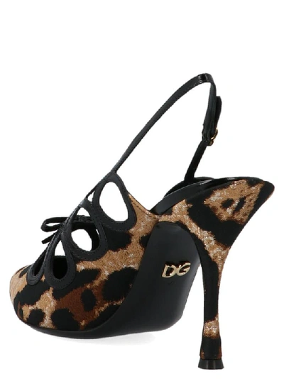 Shop Dolce & Gabbana Lori Slingback Pumps In Multi