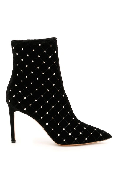 Shop Valentino Garavani Rockstud Spike Boots In Black