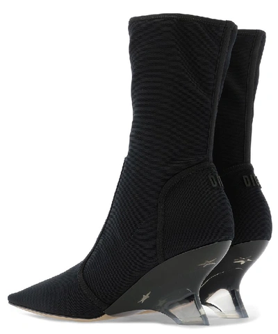Shop Dior Etoile Ankle Boots In Black
