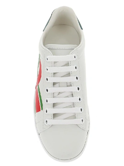 Shop Gucci Ace Interlocking G Sneakers In White