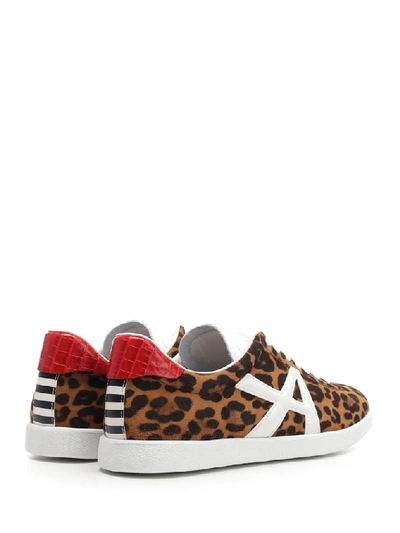 Shop Aquazzura Thea Leopard Print Sneakers In Multi