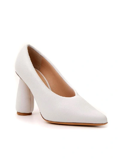 Shop Jacquemus Les Chaussures Jacques Pumps In White