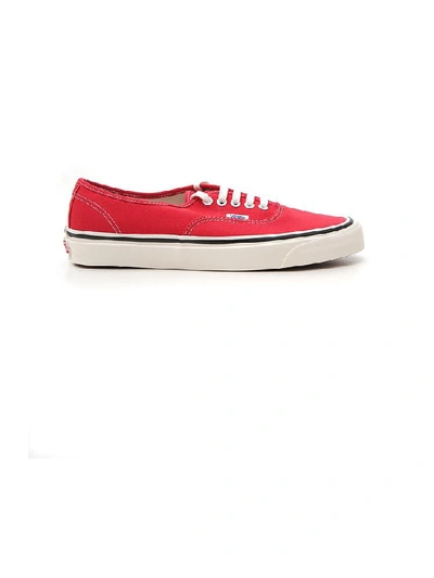 Shop Vans Authentic 44 Dx Lace Up Sneakers In Red