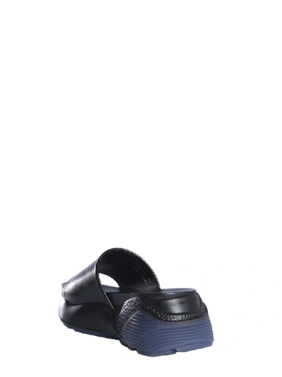 Shop Stella Mccartney Eclypse Platform Slides In Black