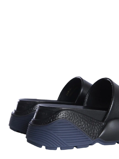 Shop Stella Mccartney Eclypse Platform Slides In Black