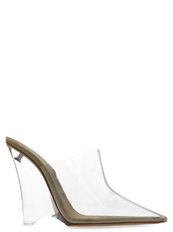 yeezy transparent mule