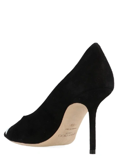 Shop Jimmy Choo Love 85 Logo Pumps In Black