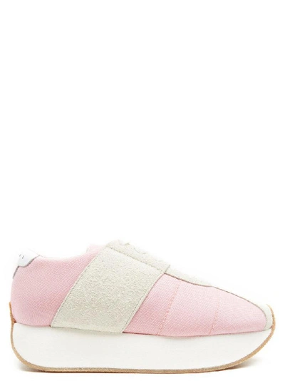 Shop Marni Big Foot Sneakers In Pink