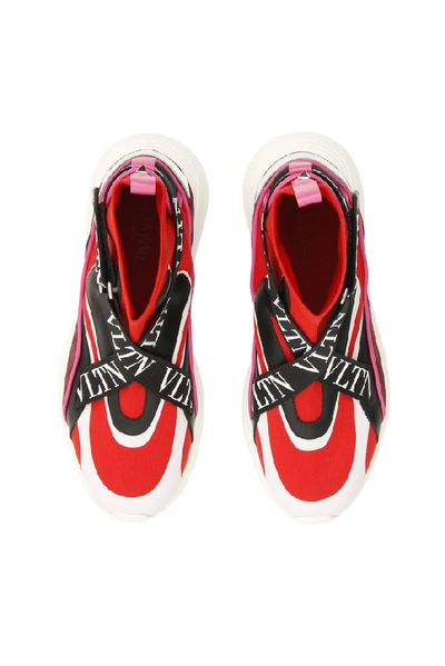 Shop Valentino Garavani Vltn Heroes Sneakers In Red