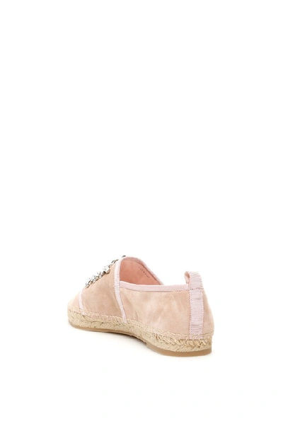 Shop Roger Vivier Broche Espadrilles In Multi