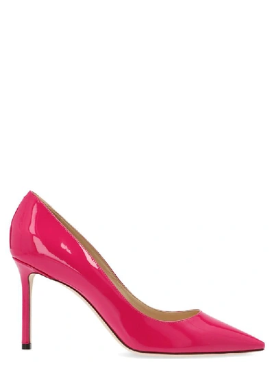 Shop Jimmy Choo Romy 85 Pointed Toe Pumps In Pink