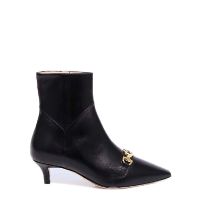 Shop Gucci Zumi Ankle Boots In Black