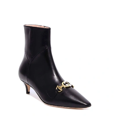 Shop Gucci Zumi Ankle Boots In Black