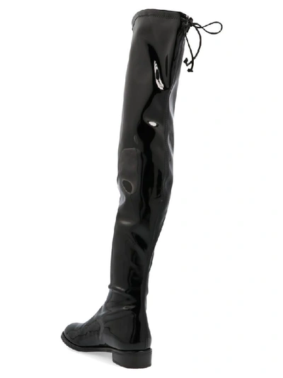 Shop Stuart Weitzman Lowland Over The Knee Boots In Black