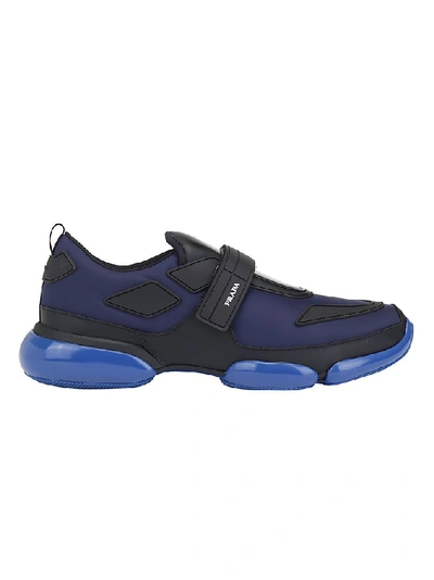 Shop Prada Cloudbust Low Top Sneaker In Blue