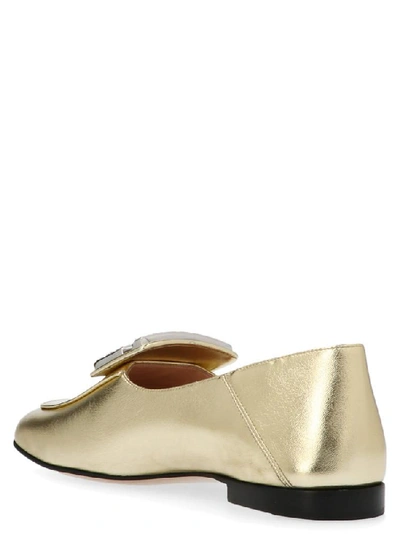 Shop Gucci Madelyn Loafers In Gold