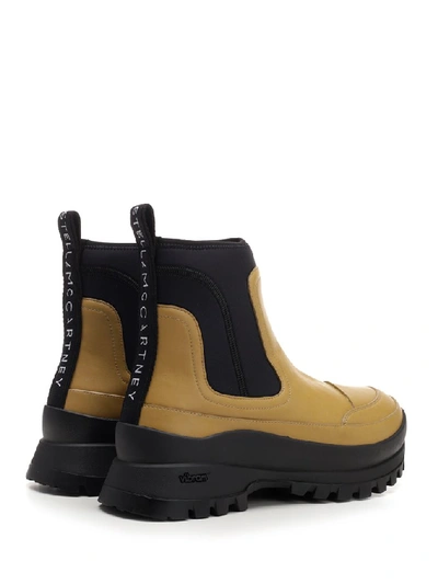 Shop Stella Mccartney Utility Elastic Ankle Boots In Yellow