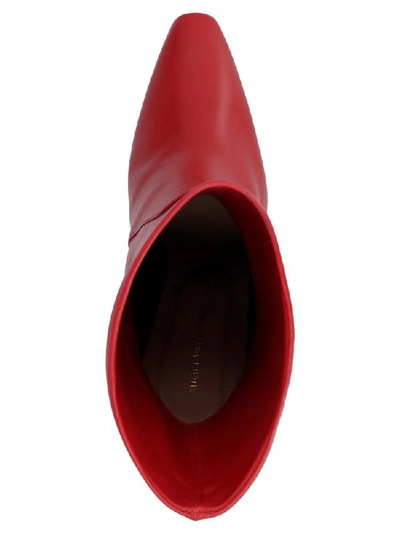 Shop Stuart Weitzman Ebb Ankle Boots In Red