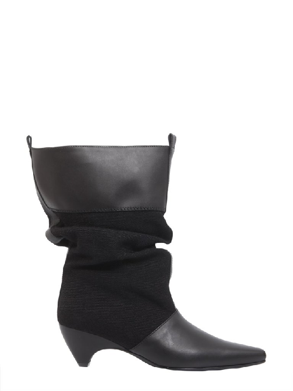 black slouch boots