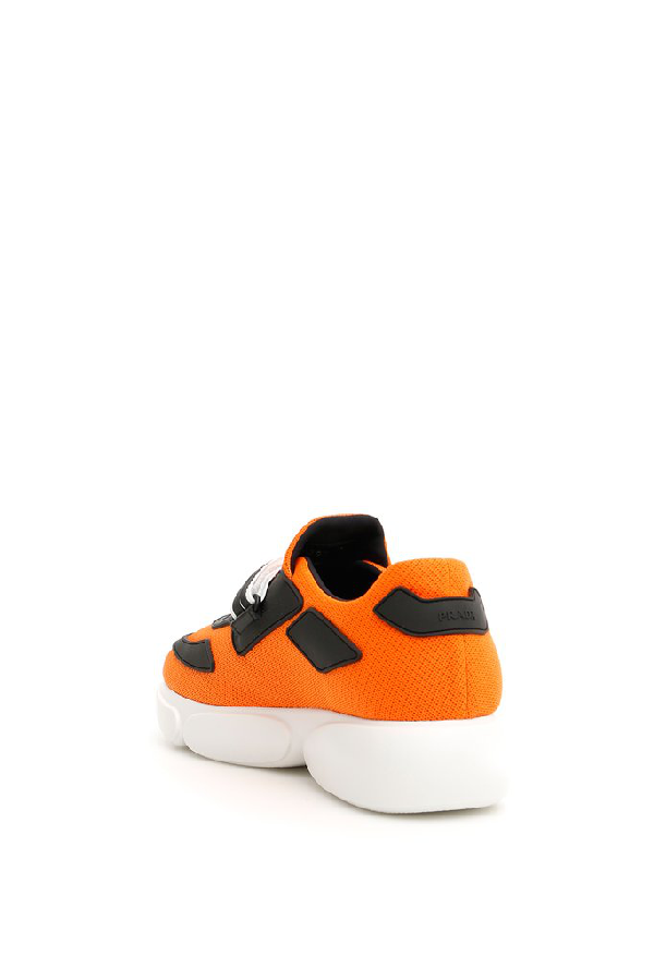 prada cloudbust black and orange