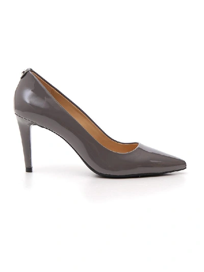 Shop Michael Michael Kors Dorothy Pointed Toe Pumps In Grey