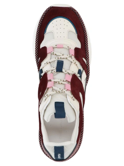 Shop Isabel Marant Kindsay Low Top Sneakers In White