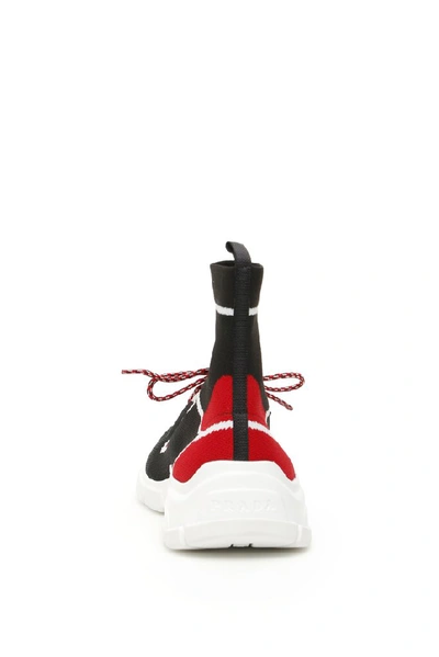 Shop Prada Sock Sneakers In Multi