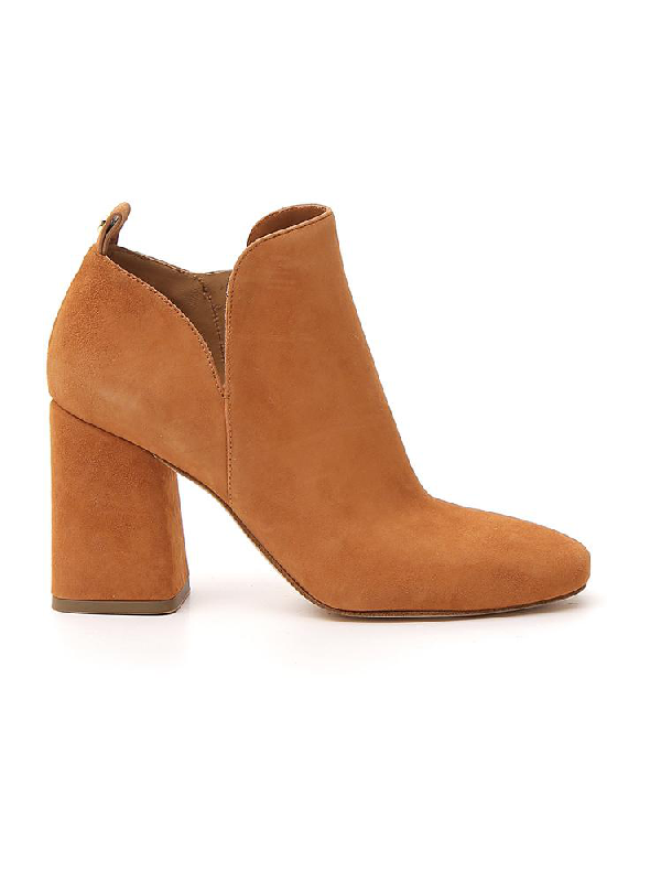michael kors block heel boots