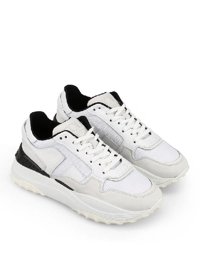 Shop Tod's Low Top Sneakers In White