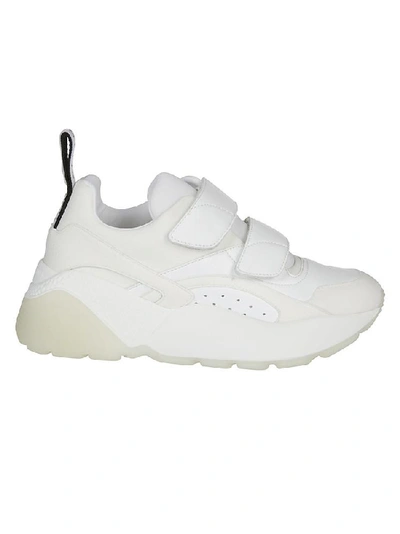 Shop Stella Mccartney Eclypse Velcro Strap Sneakers In White