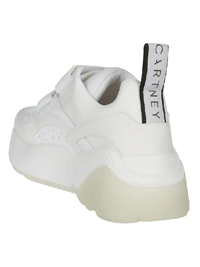 Shop Stella Mccartney Eclypse Velcro Strap Sneakers In White