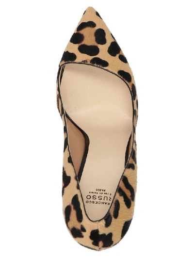 Shop Francesco Russo Pointed Pumps In Multi