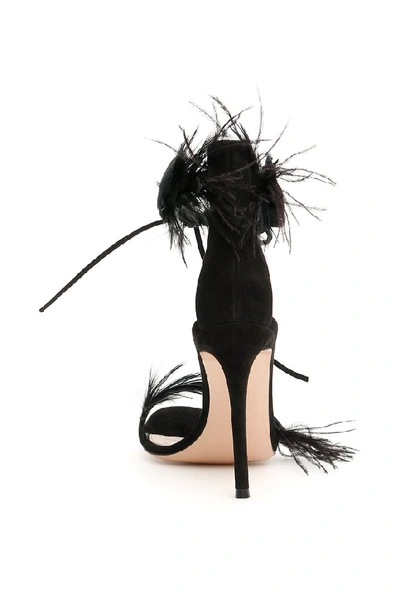 Shop Gianvito Rossi Athena Stiletto Sandals In Black