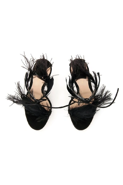 Shop Gianvito Rossi Athena Stiletto Sandals In Black