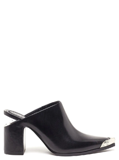 Shop Alexander Wang Su Mules In Black