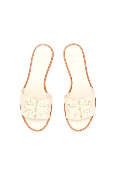 Shop Tory Burch Ines Slides In White