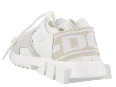 Shop Dolce & Gabbana Sorrento Chunky Trekking Sneakers In White