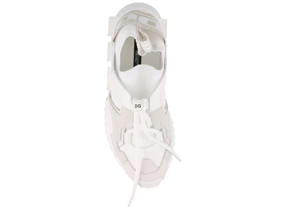 Shop Dolce & Gabbana Sorrento Chunky Trekking Sneakers In White